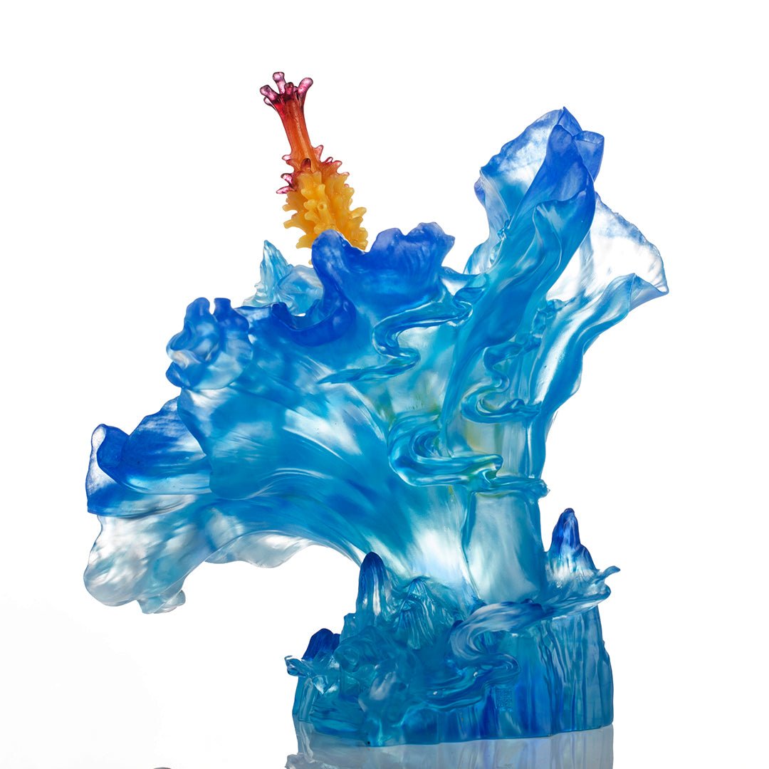 LIULI Crystal Flower Cloudy Peaks Alight