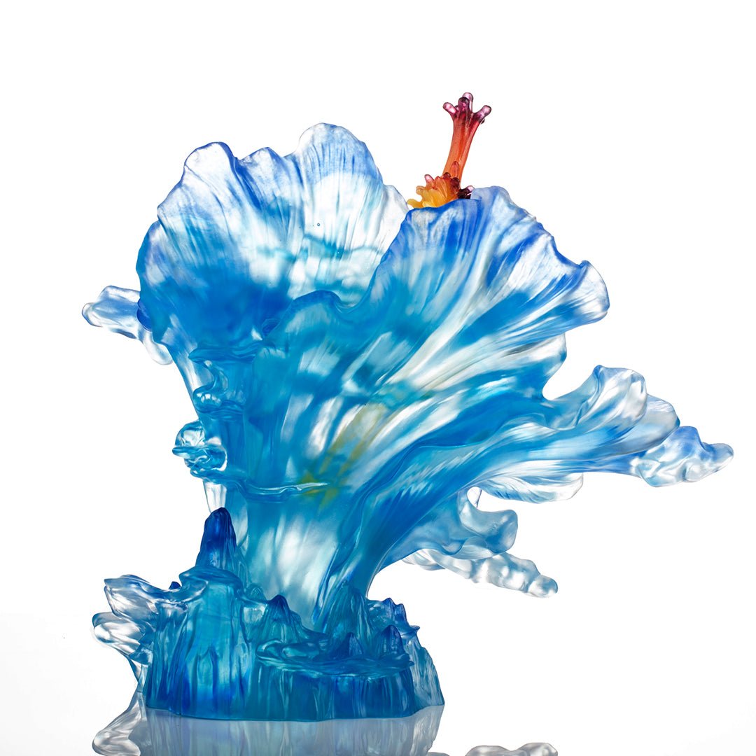 LIULI Crystal Flower Cloudy Peaks Alight