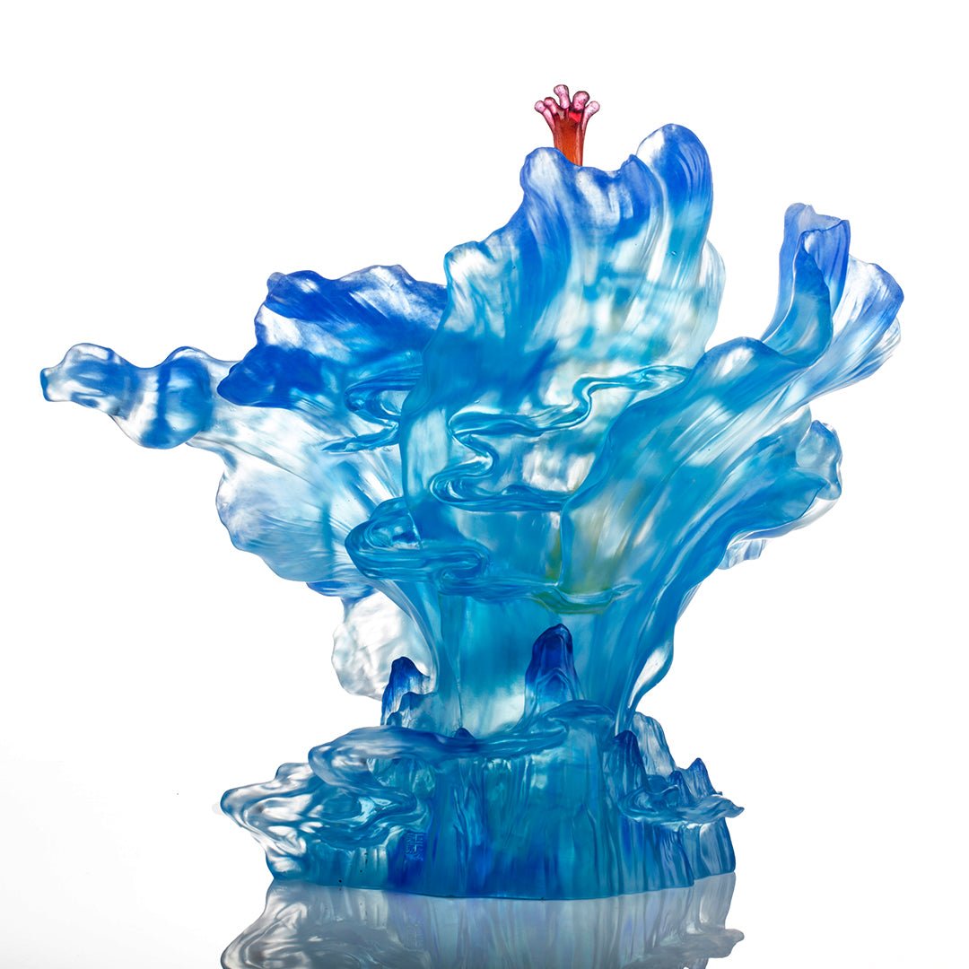 LIULI Crystal Flower Cloudy Peaks Alight