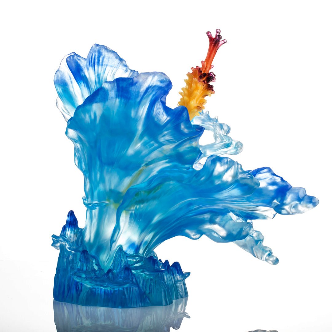 LIULI Crystal Flower Cloudy Peaks Alight