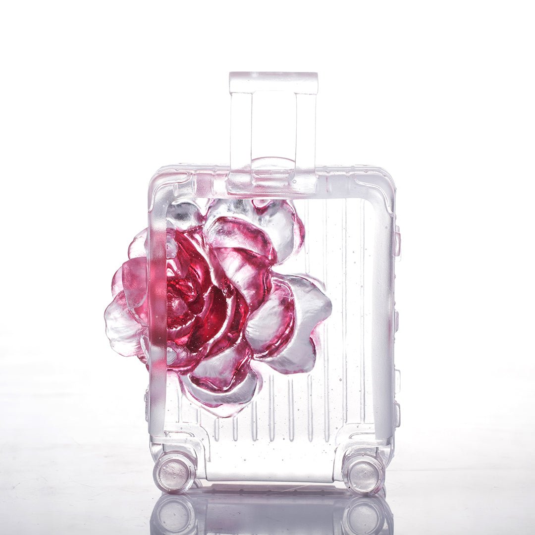 LIULI Crystal Flower, Packed with Confidence
