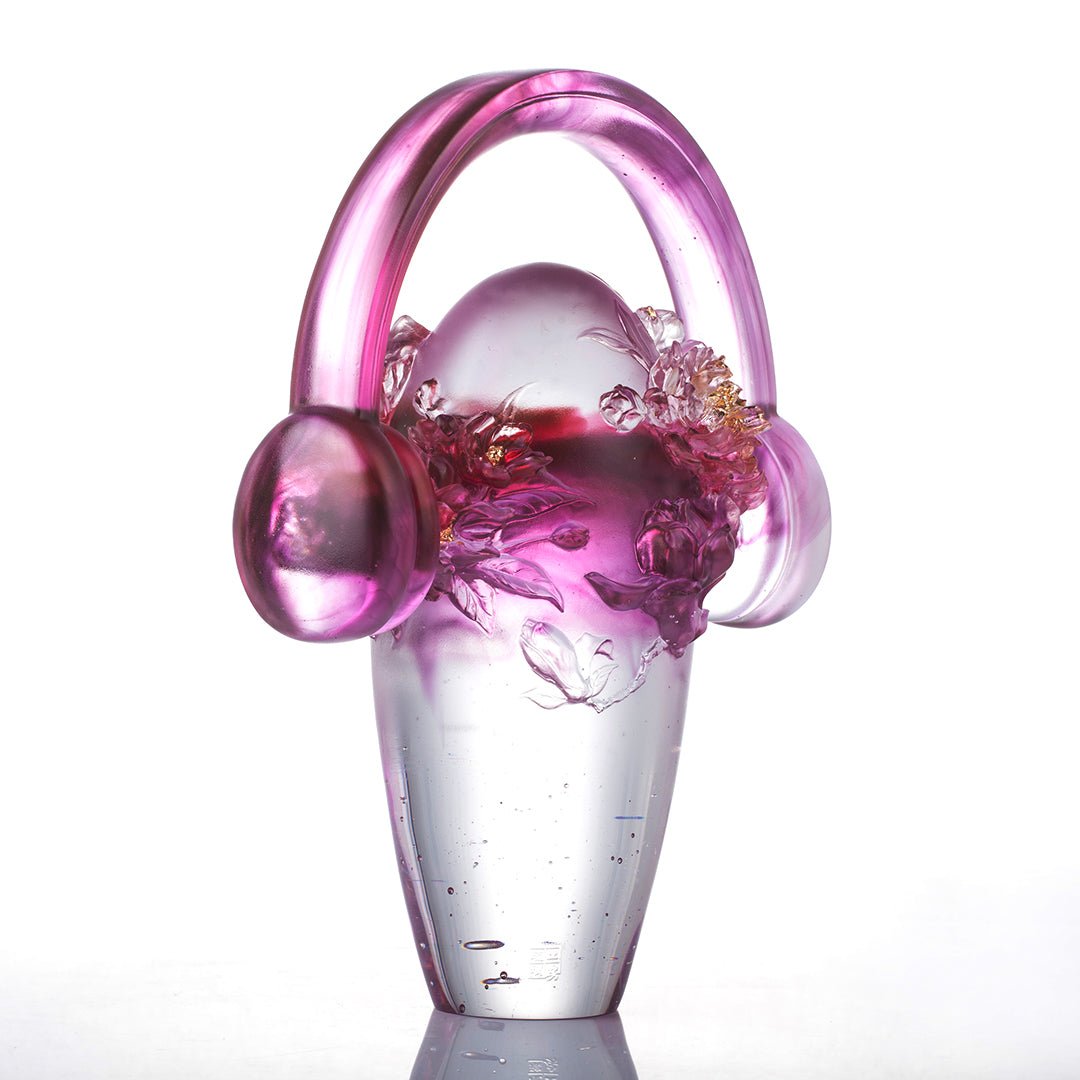 LIULI Crystal Flower Tune into Good