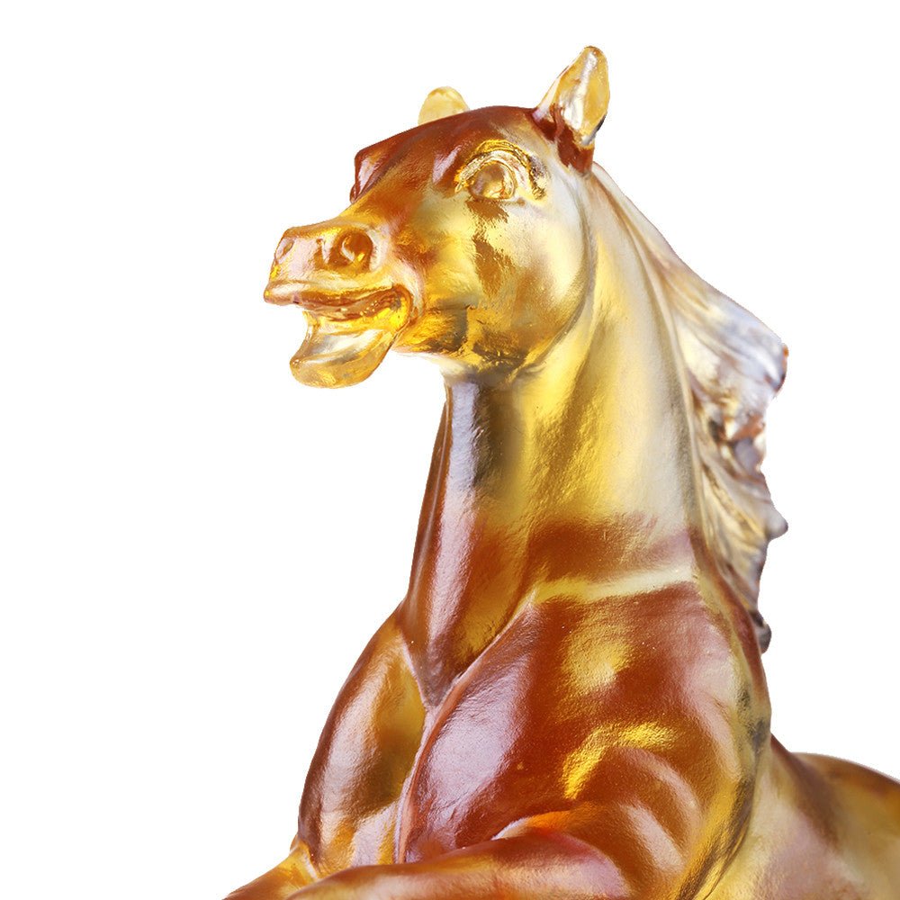The Leader (Leadership) - Horse Figurine - LIULI Crystal Art