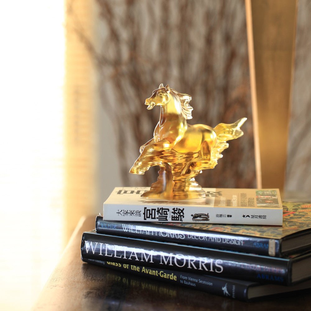 The Leader (Leadership) - Horse Figurine - LIULI Crystal Art