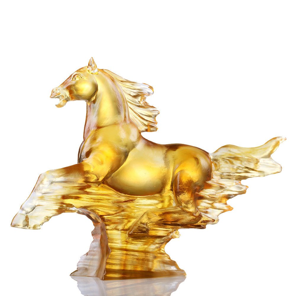 The Leader (Leadership) - Horse Figurine - LIULI Crystal Art
