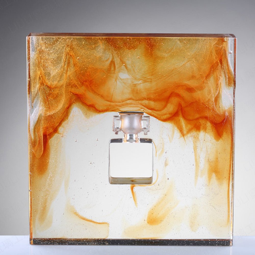 Window of Opportunity and Clarity (Harmony & Peace) - Vessel, Chinese Ding - LIULI Crystal Art