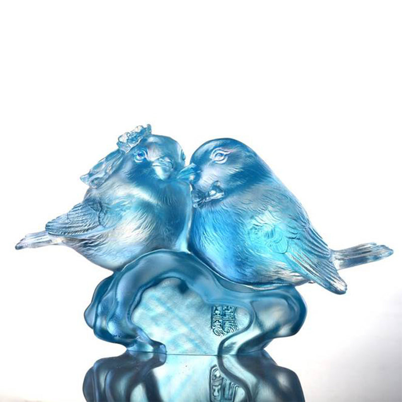 Crystal Bird Sculpture, Our Happiness