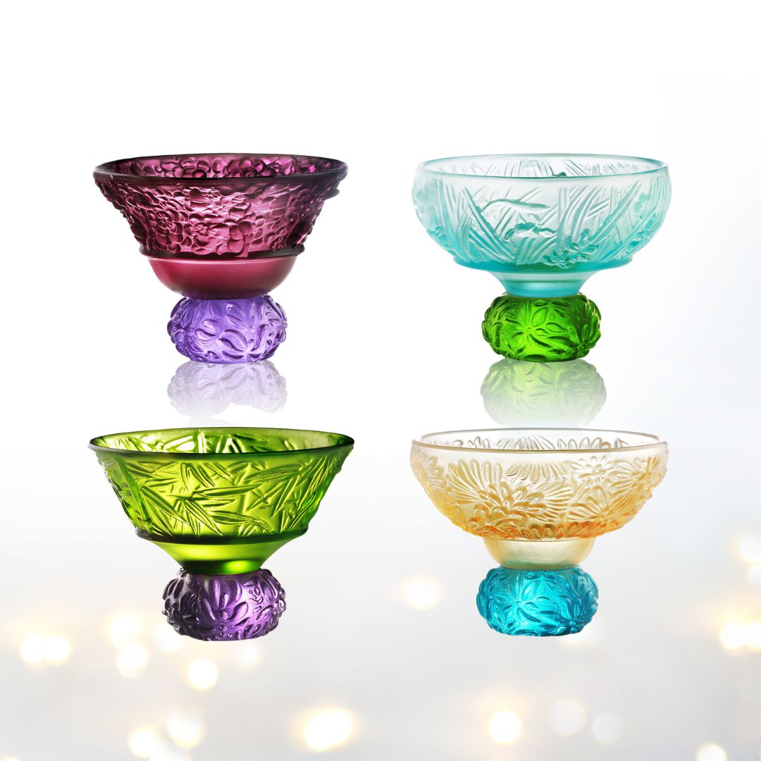 A Drink To Virtue (Set of 4), Sake Glass, Shot Glass (4 Designs)