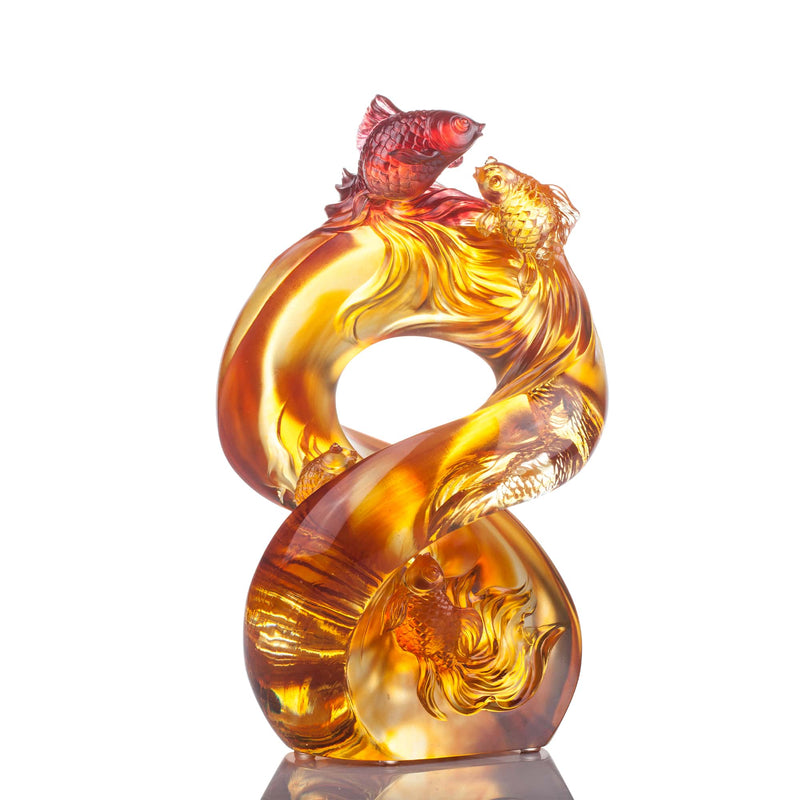 Crystal Koi Fish Figurine, In Unity