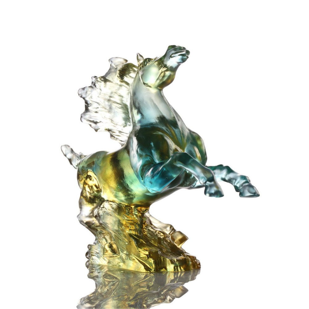 Crystal Animal, Horse, Galloping in the Storm