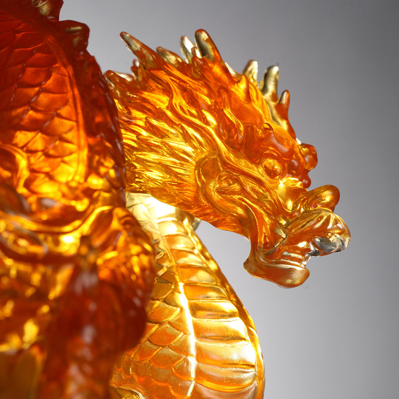 Crystal Sculpture, Dragon, Rise of the Dragon