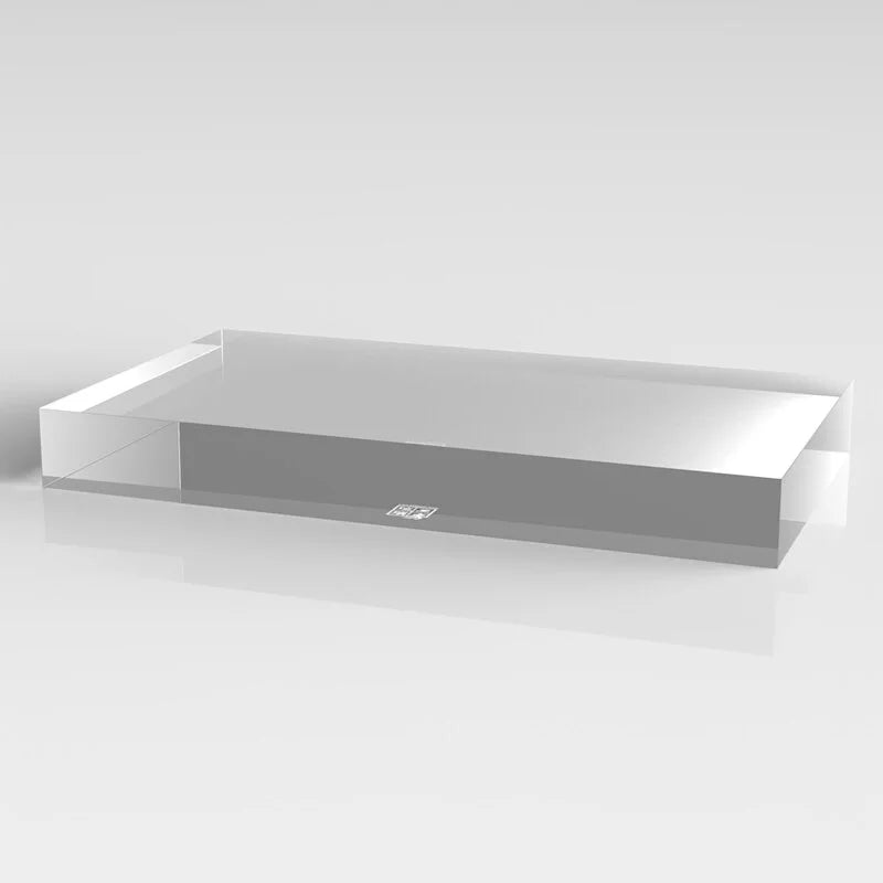 Engravable Display Base Acrylic Display Base with Logo Engraving (varies sizes) – LIULI Crystal Art