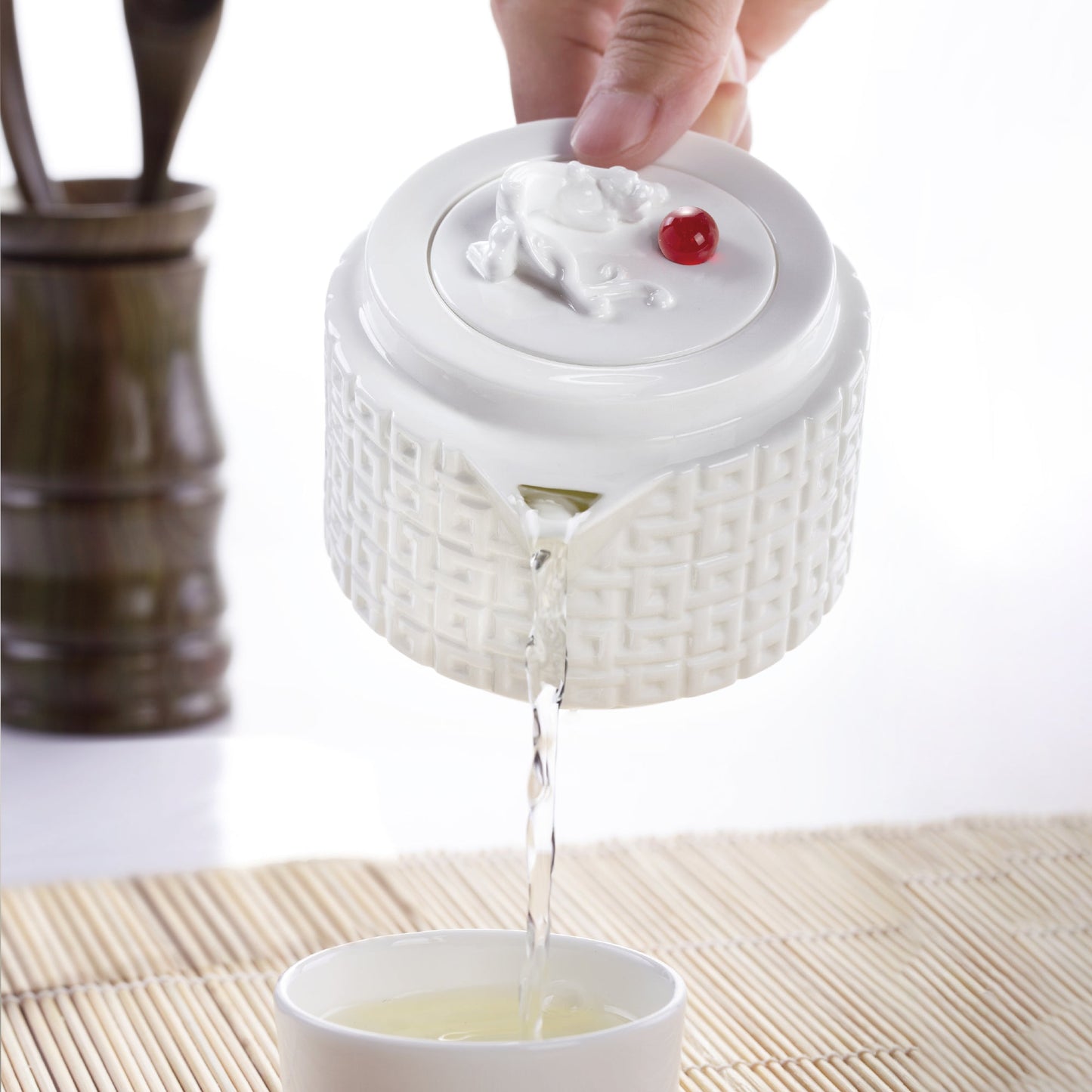 LIULI Living, Bone China Tea Set | The Wellspring Teapot