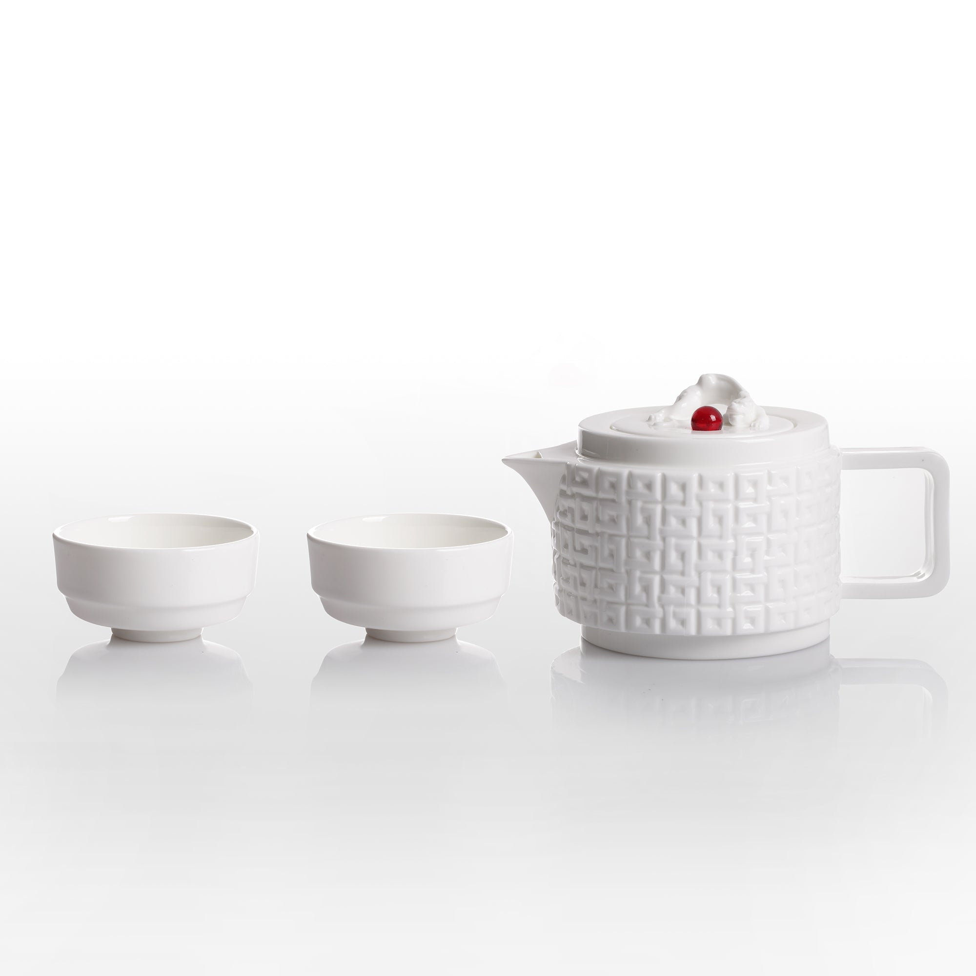 LIULI Living, Bone China Tea Set | The Wellspring Teapot