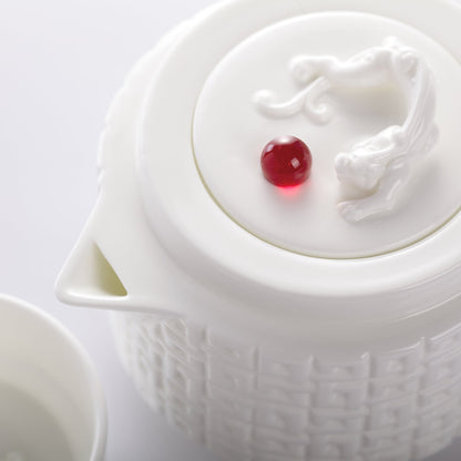 LIULI Living, Bone China Tea Set | The Wellspring Teapot