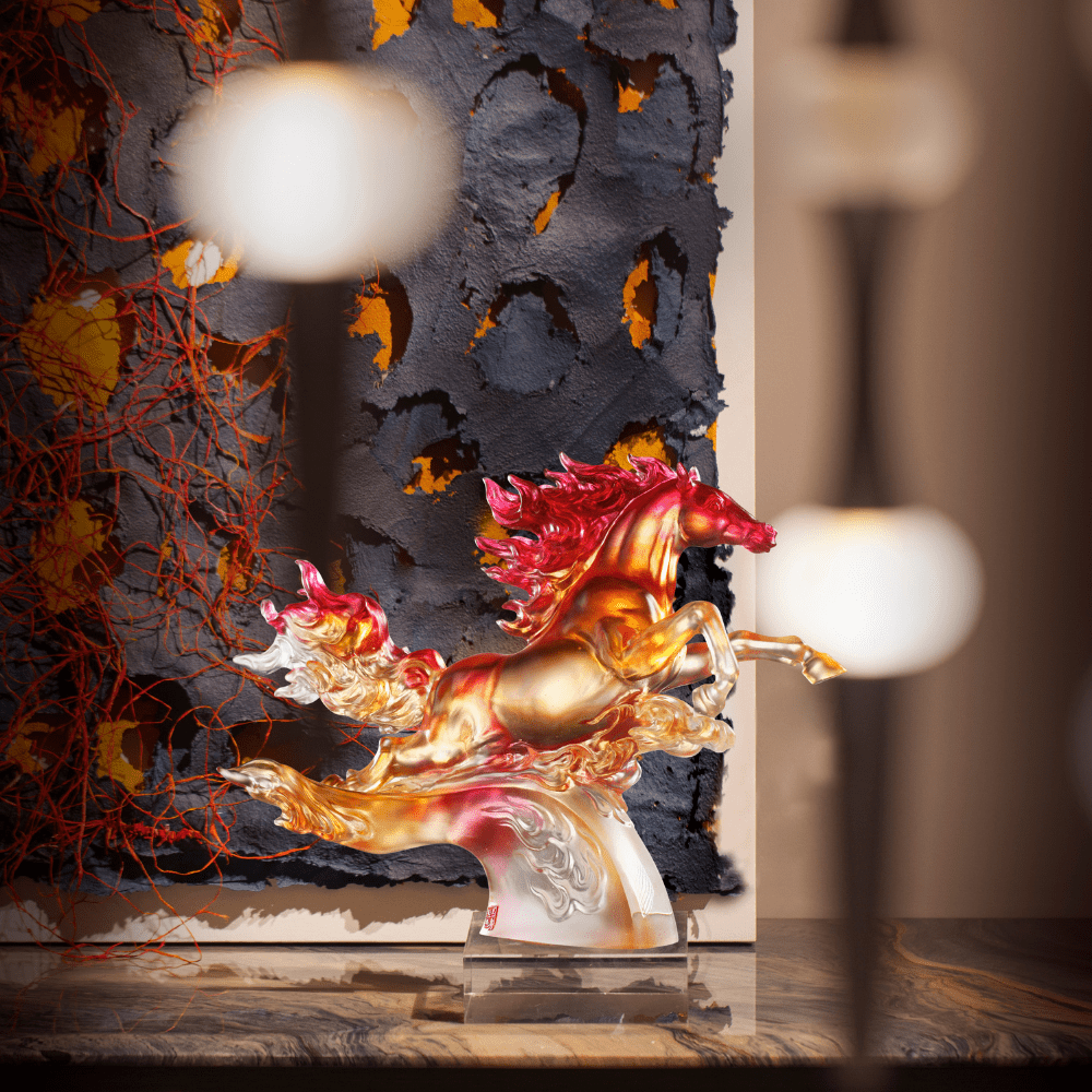 Crystal Animal, Horse - Fireball, charging to triumph