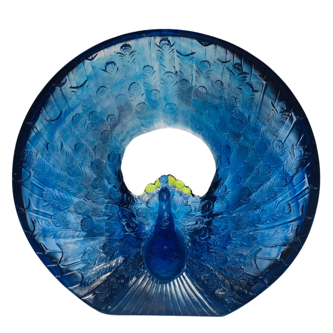 Crystal Bird, Peacock, Golden Age of Opulent Beauty