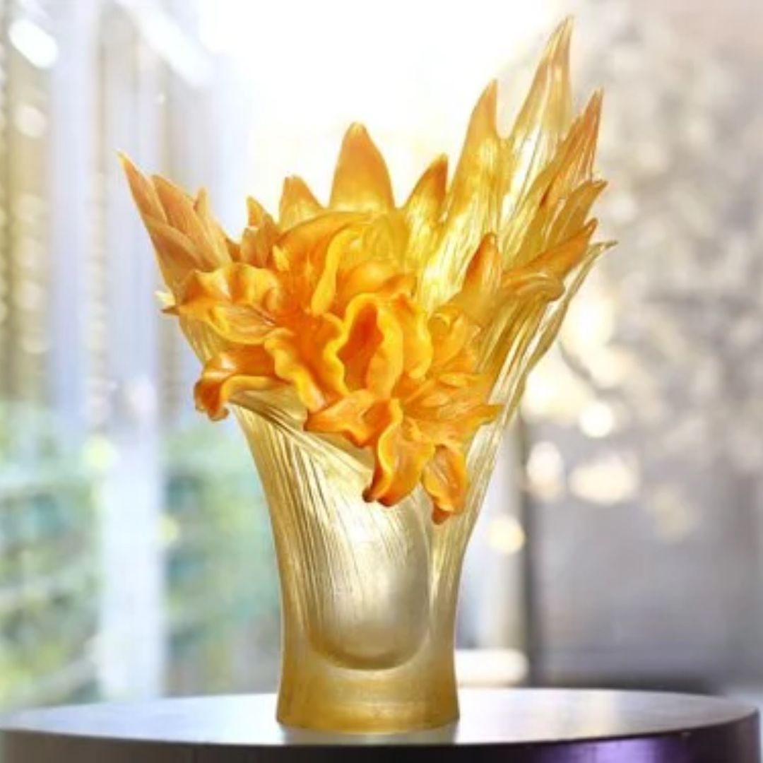 Crystal Flower, Lily Flower Vase | Lily in Harmony