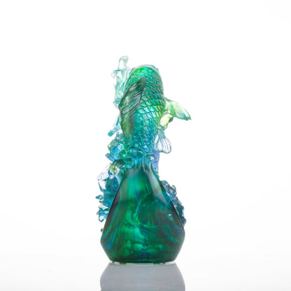Crystal Koi Fish Sculpture, In Splendor