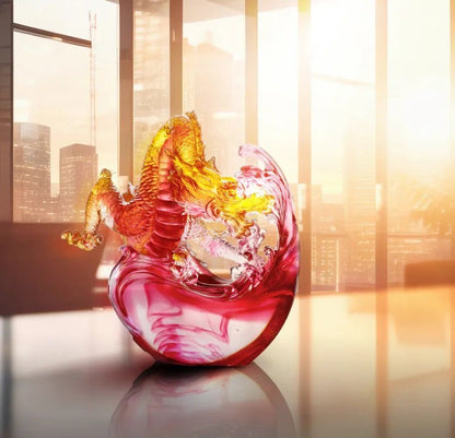 Crystal Mythical Creature, Dragon, Of Imposing Repute