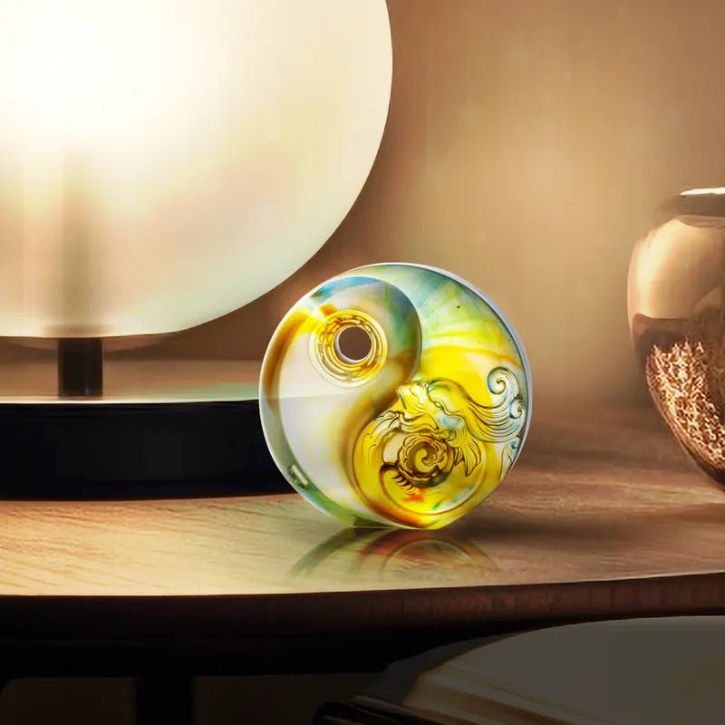 Crystal Paperweight, Mythical Creature, Dragon, The Beauty of Harmony