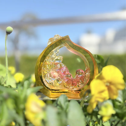 Crystal Peace Figurine, Spring Peach of Longevity