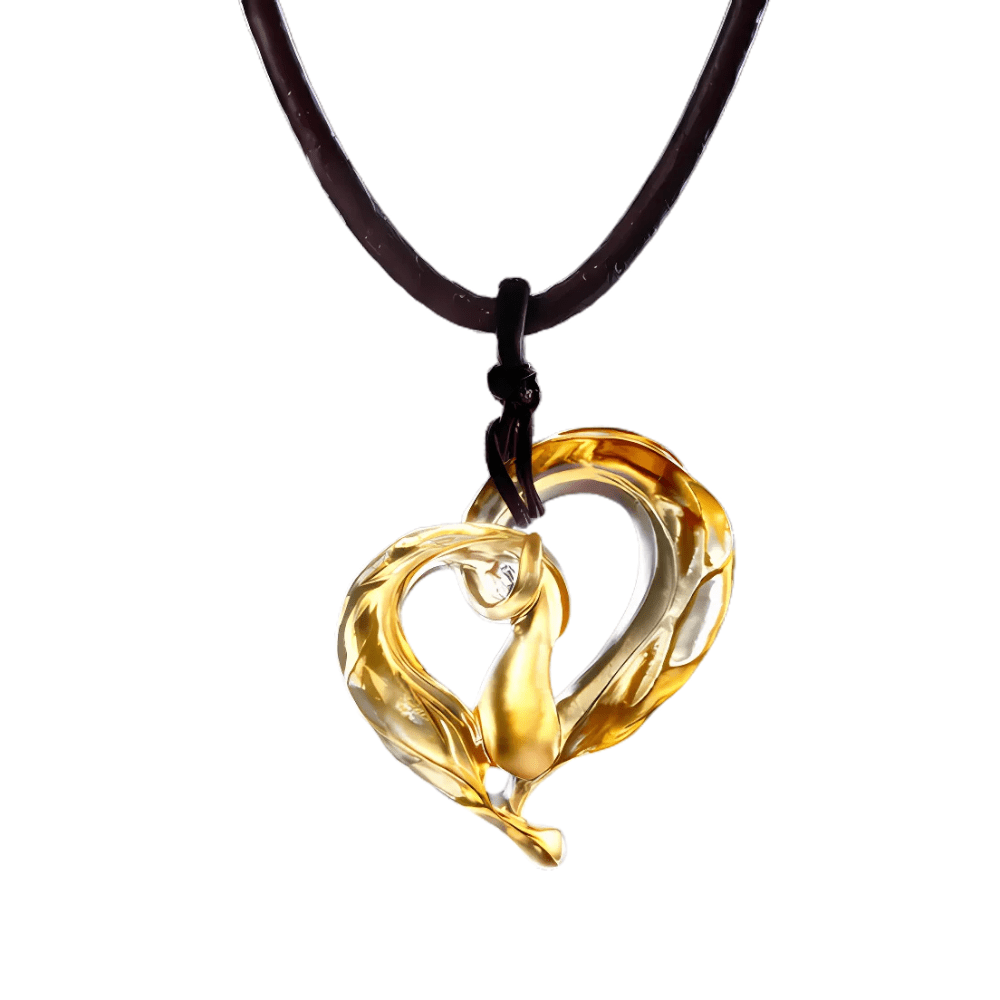 Crystal Pendant, Necklace, Heart Of Clarity