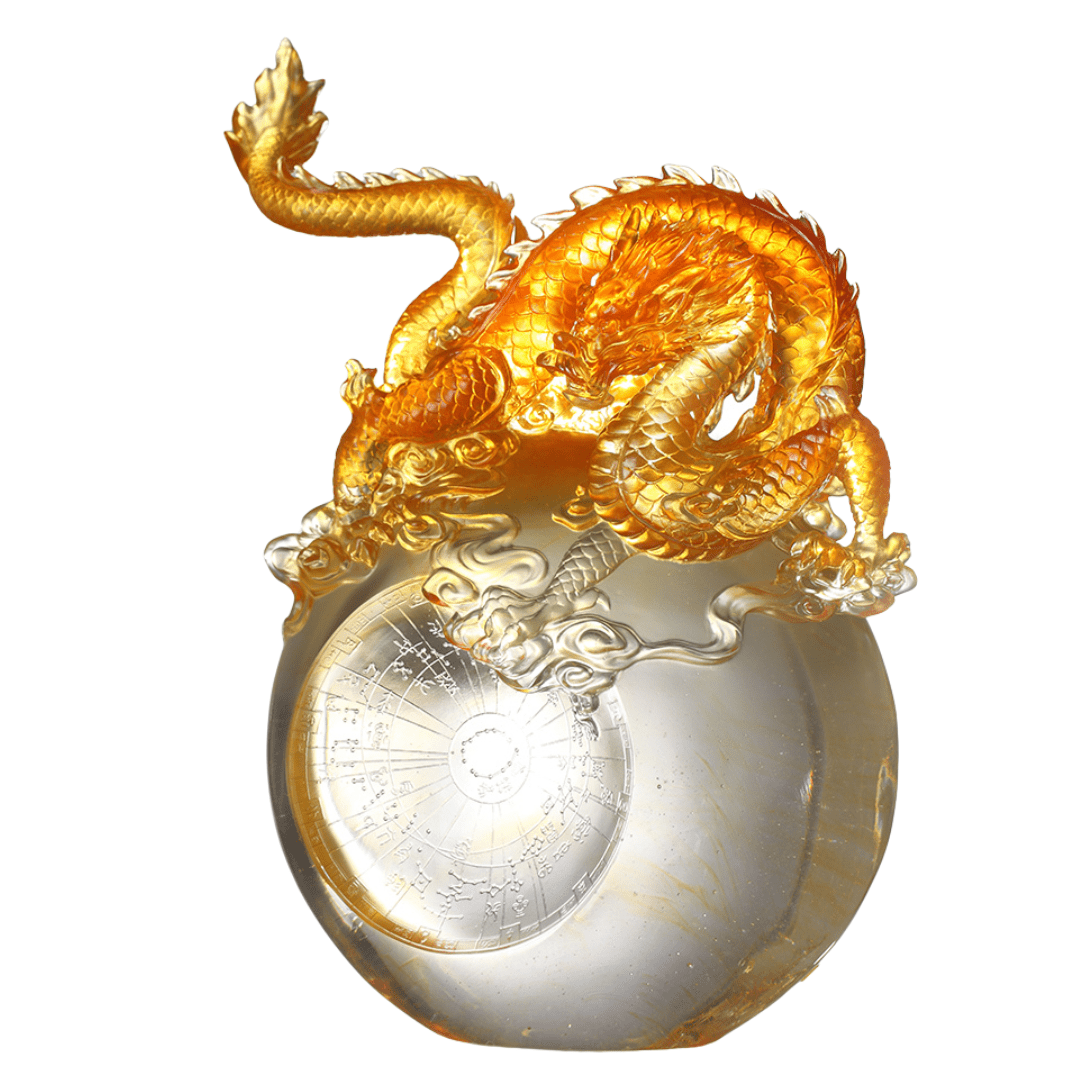 Crystal Sculpture, Dragon, Rise of the Dragon