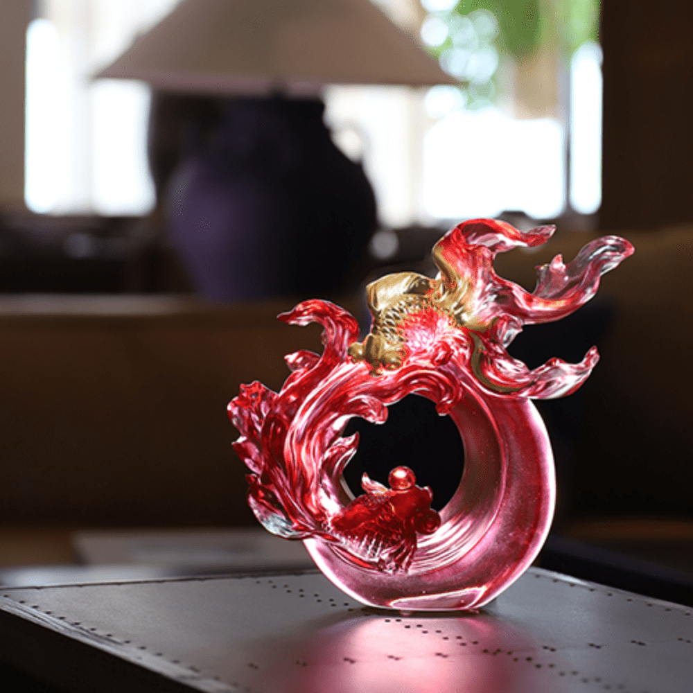 Crystal Sculpture, Goldfish, In Fulfillment