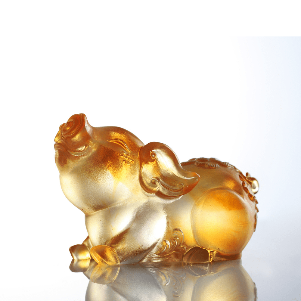 Crystal Zodiac, Year of the Pig, The Little Piglet Attracts Wealth