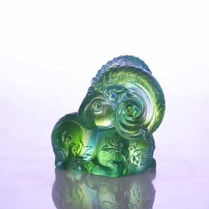 Crystal Zodiac, Year of the Sheep, Auspicious Fuzzy
