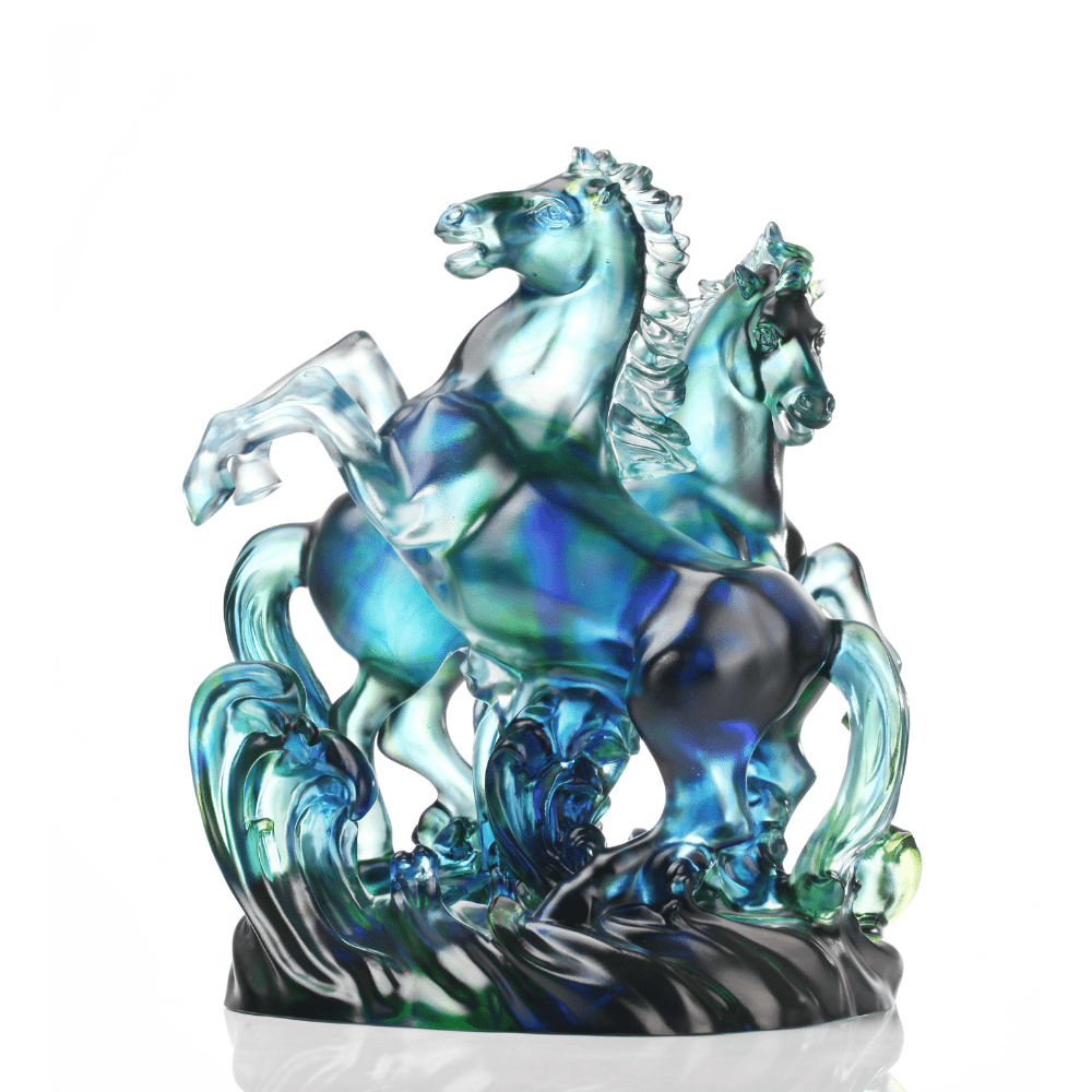 Horse Figurine- Through Azure Sea and Sky