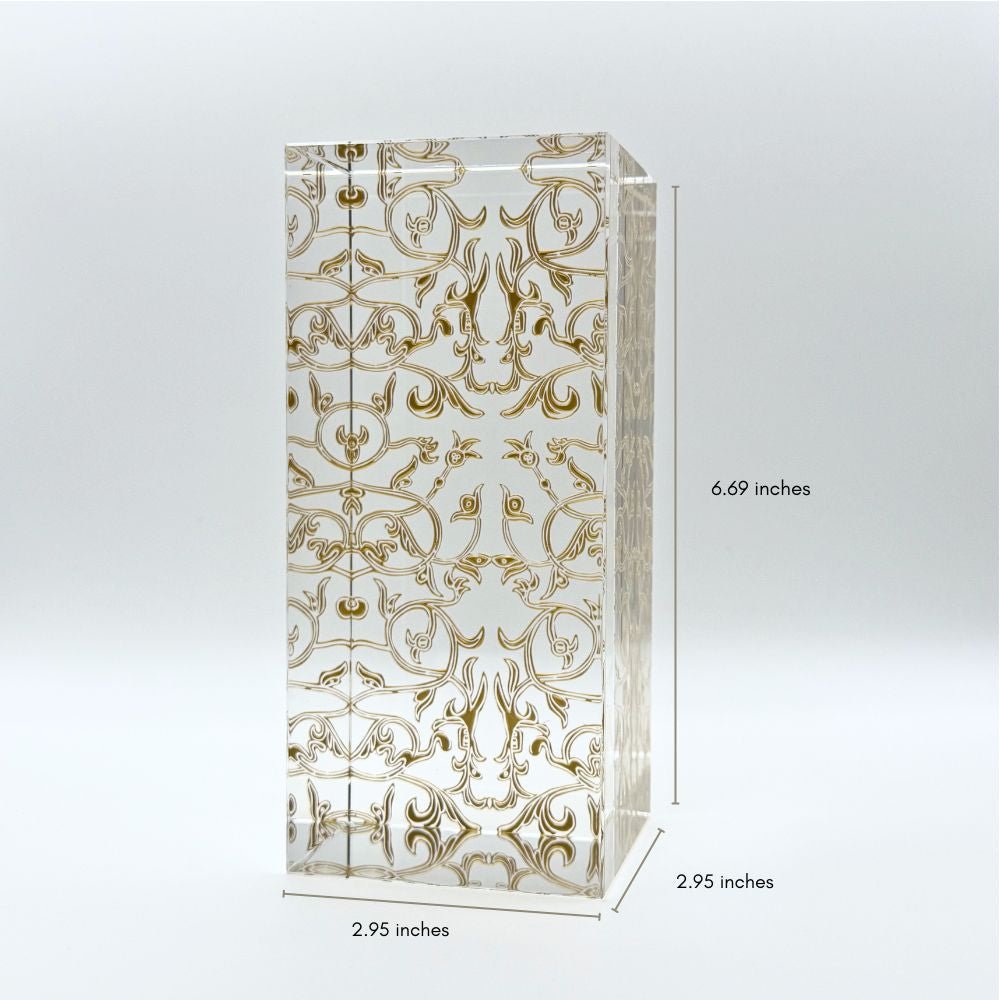 K9 Pattern Crystal Base: Peony, Ocean Wave, Floral, Intoxi