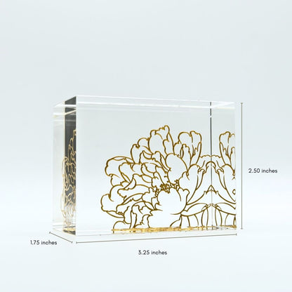 K9 Pattern Crystal Base: Peony, Ocean Wave, Floral, Intoxi