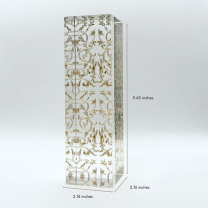 K9 Pattern Crystal Base: Peony, Ocean Wave, Floral, Intoxi
