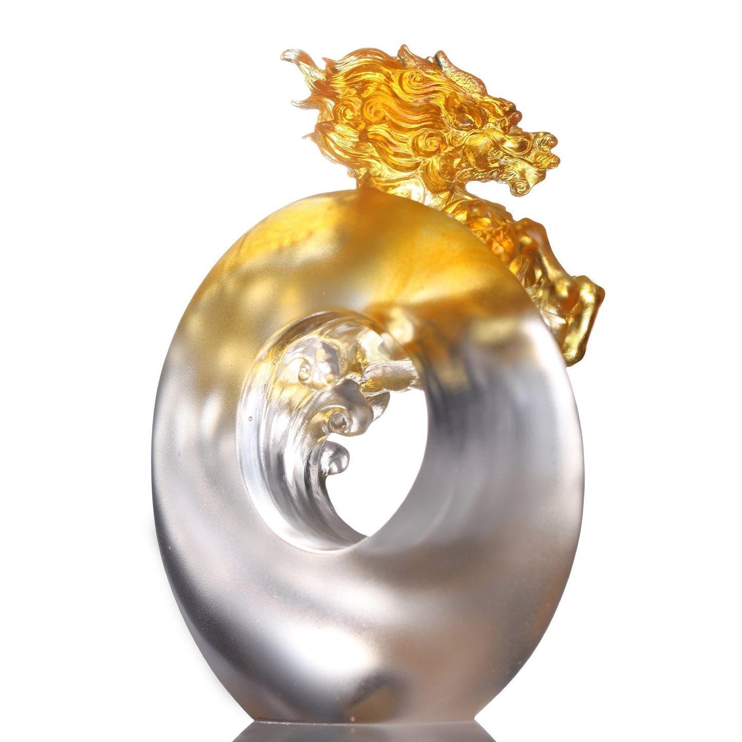 LIULI Crystal Art, Mythical Creature-Qilin - Beauty