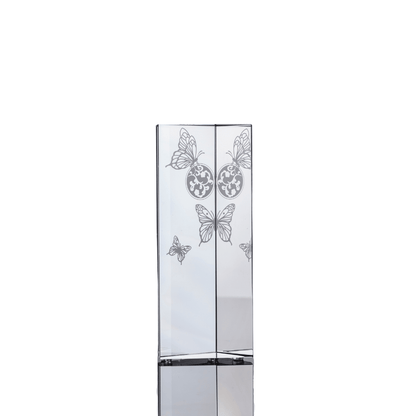 LIULI Crystal Award, Butterfly Trophy, Laser Engraving | A Moment of Splendour