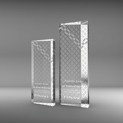 LIULI Crystal Award, Coin Trophy, Laser Engraving | Eternal Brilliance