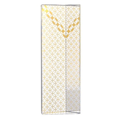 LIULI Crystal Award, Coin Trophy, Laser Engraving | Eternal Brilliance (Gold)