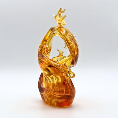 LIULI Crystal, Bunny and Rabbit, Lucky No. 8 | Ascending Road of Splendor