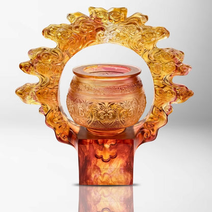LIULI Crystal, Cloud Ding, Vessel | Cruising Heavenly High