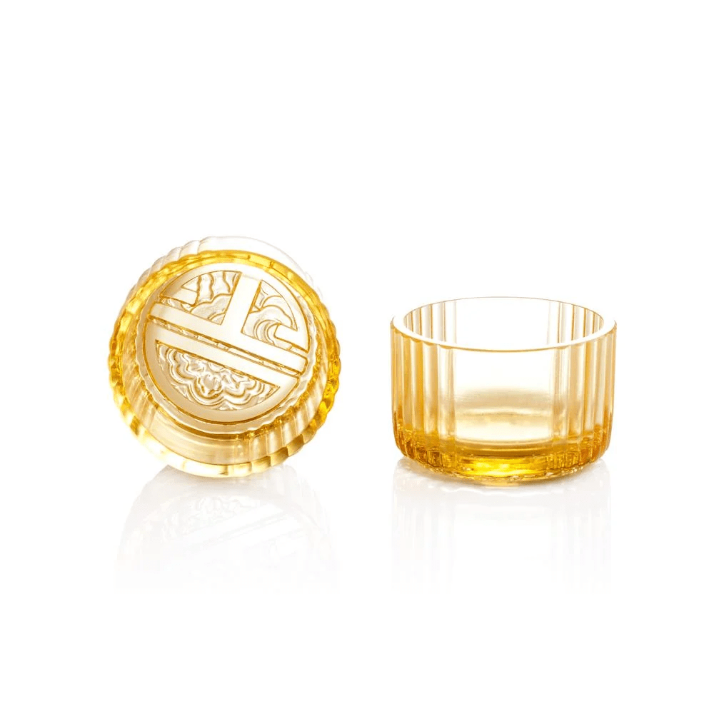 LIULI Living, Sake Cups, Shot Glasses | Auspicious Moon (set of 2)