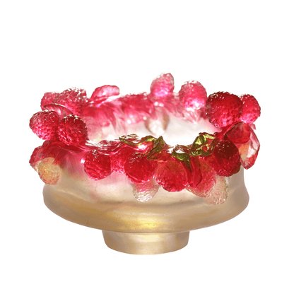 Nature, Lychee, Vase, Bowl, A Thousand Blessings and Good Fortune
