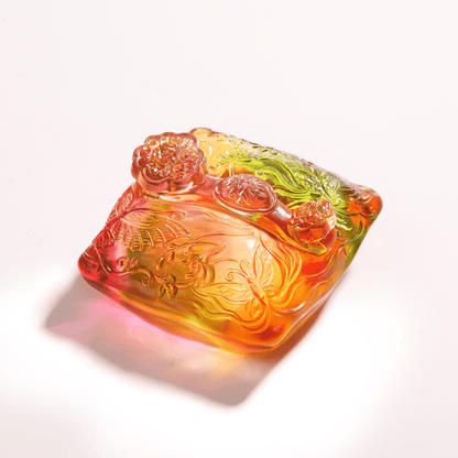 Ruyi, Paperweight, Decor, Flowers Dancing Fortuitously