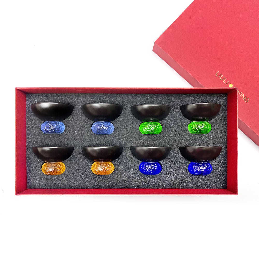 Sake Cup, Sip of Preciousness, Set of 8, Holiday Gifts