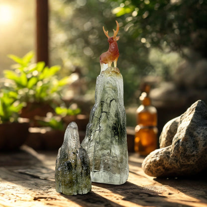 Taiwan Sambar Deer - Auspicious Summit (Ambition) - Deer Figurine