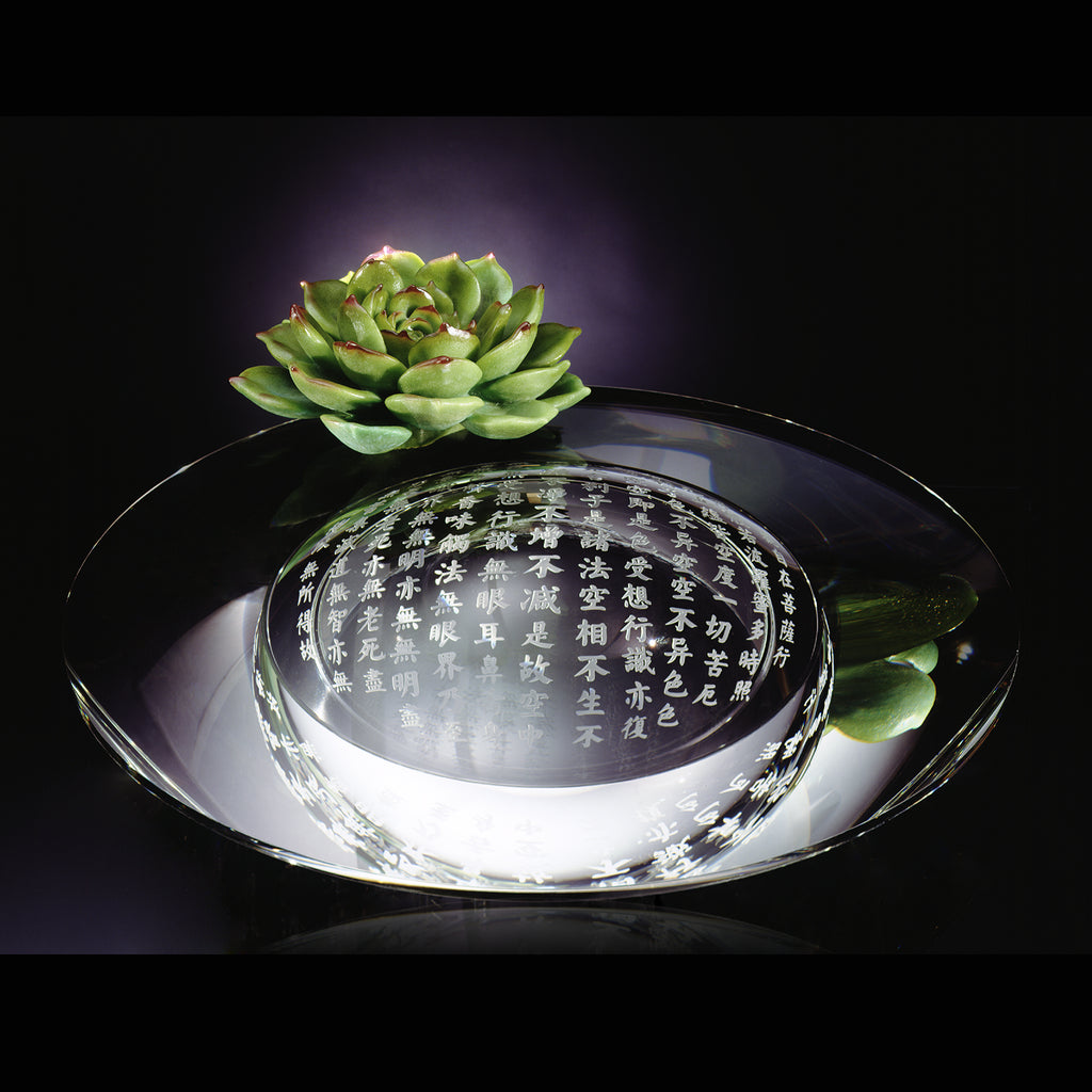 Crystal Flower, Spring of The Houseleek - LIULI Crystal Art