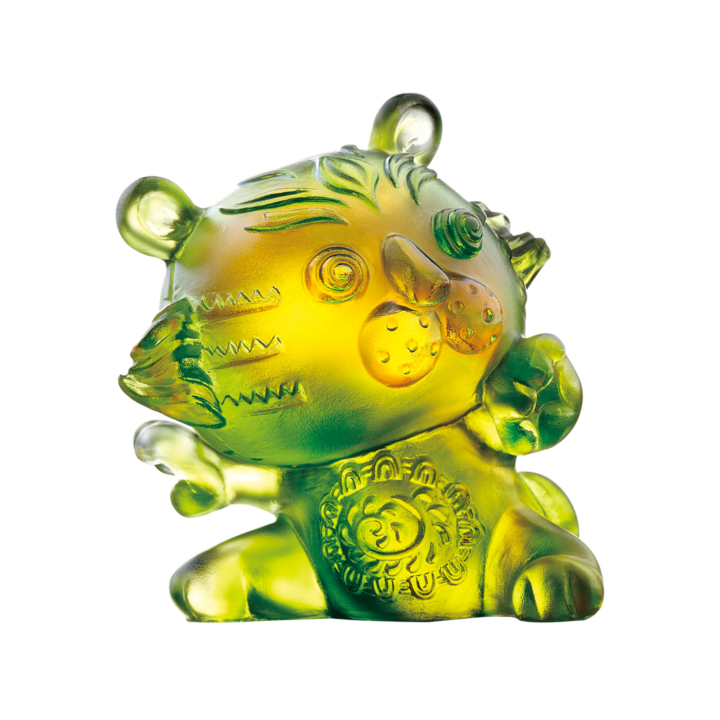 Crystal Zodiac, Animal, Year of the Tiger, Little Valiant One - LIULI Crystal Art
