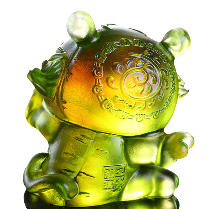 Crystal Zodiac, Animal, Year of the Tiger, Little Valiant One - LIULI Crystal Art