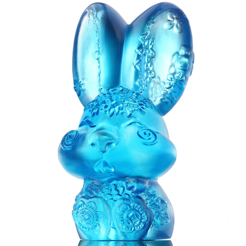 Crystal Zodiac, Animal, Bunny, Year of the Rabbit, Darling - LIULI Crystal Art